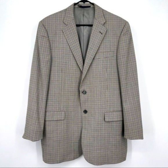 Burberry Tan Plaid Blazer - Picture 6 of 6